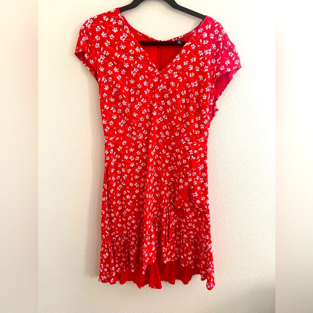 J. Crew Mercantile red summer dress size 10